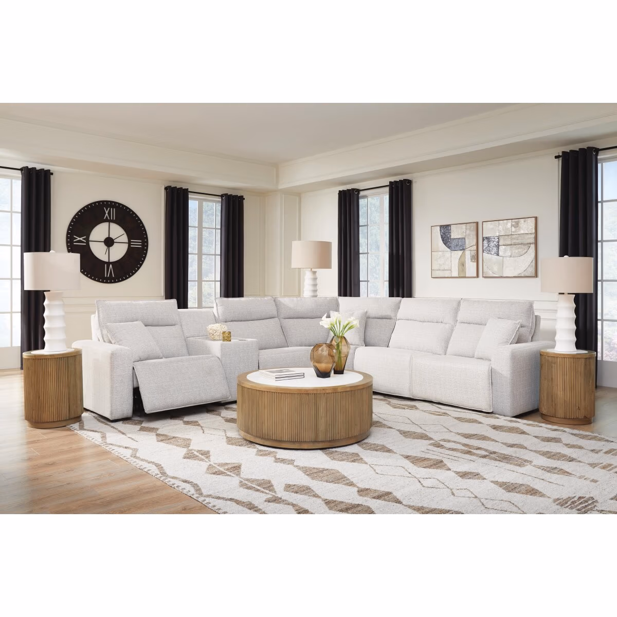 Modmax II 6-Piece Power Reclining Sectional with Console - Image 4