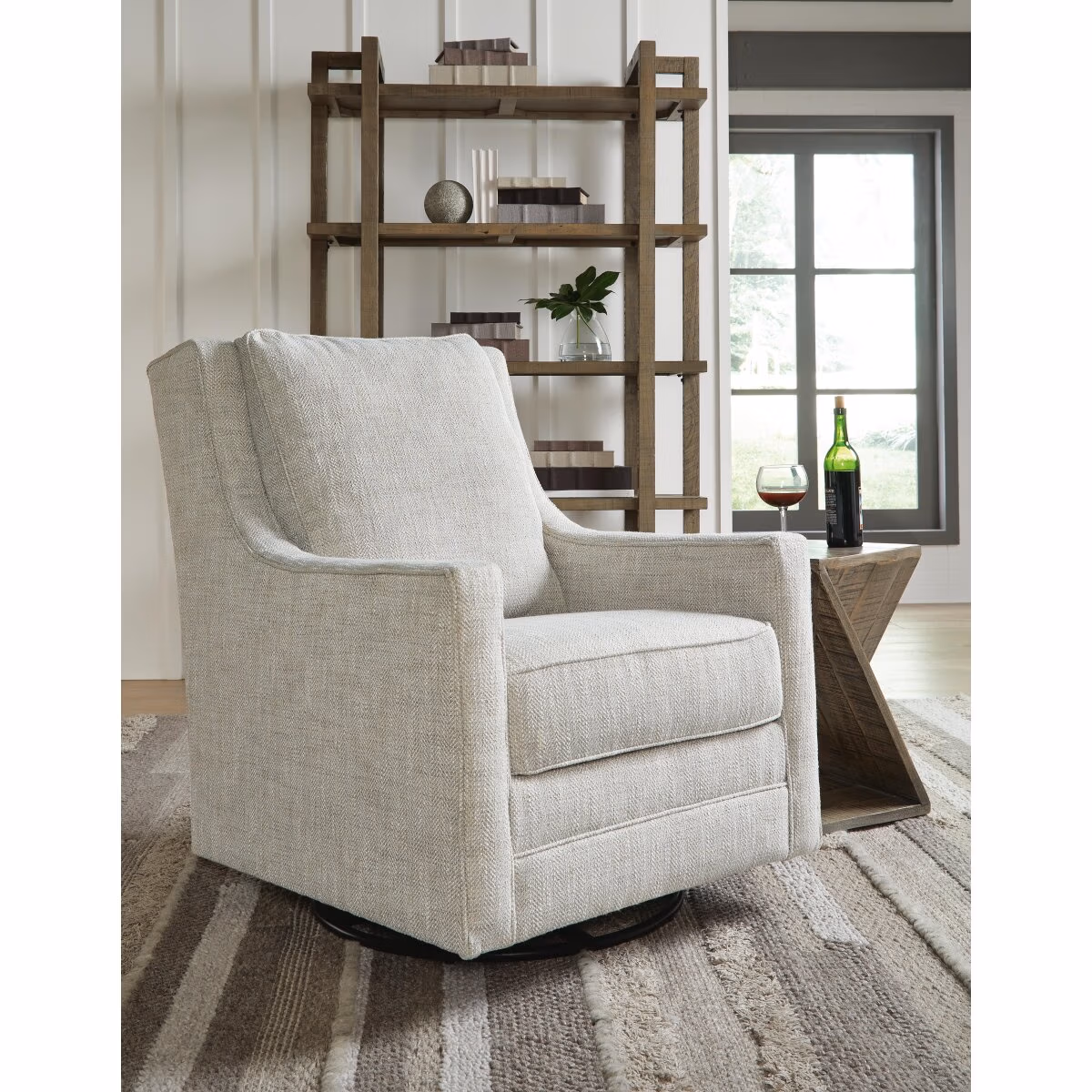 Kambria Swivel Glider Accent Chair - Image 3