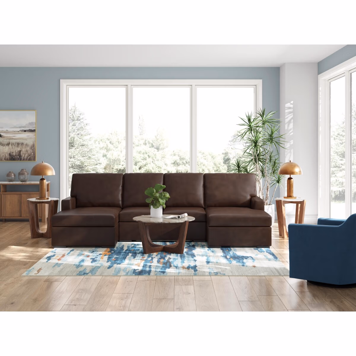 McDowlan 3-Piece Sectional with Double Chaise - Image 4