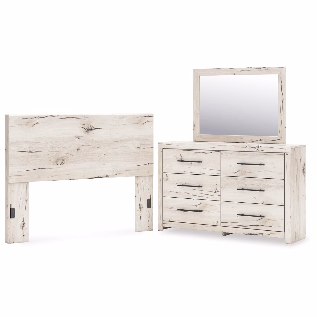 Lawroy Queen Panel Headboard, Dresser and Mirror - Image 2