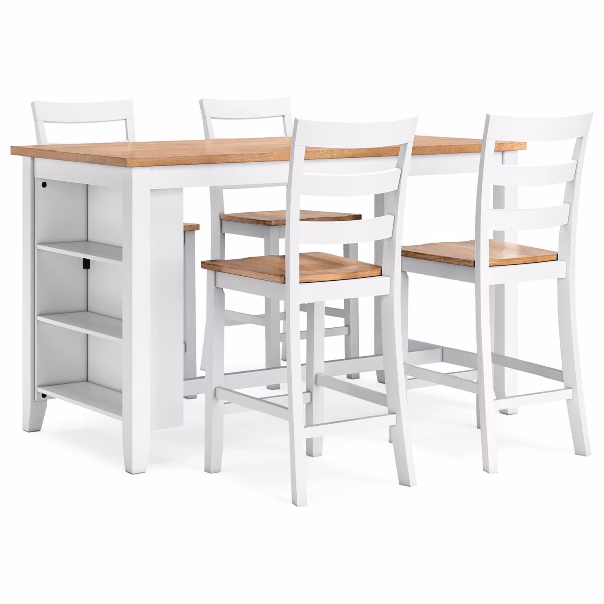 Gesthaven Counter Height Dining Table and 4 Barstools - Image 3