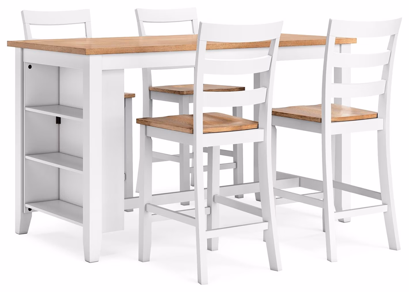 ae92af006439608527826549e020a0d4 Gesthaven Counter Height Dining Table and 4 Barstools - Image 1
