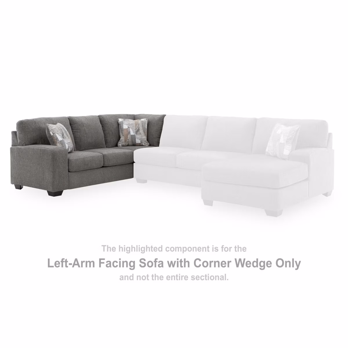 Clarington Left-Arm Facing Sofa with Corner Wedge - Image 3