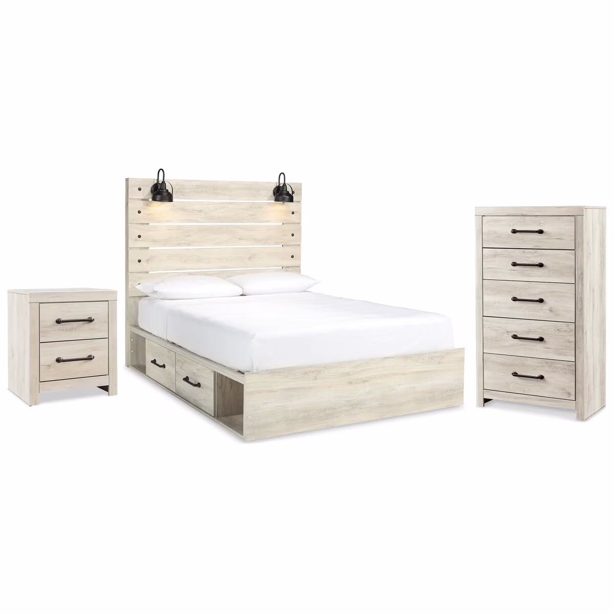 Cambeck Queen Storage Bed, Chest and Nightstand - Image 2
