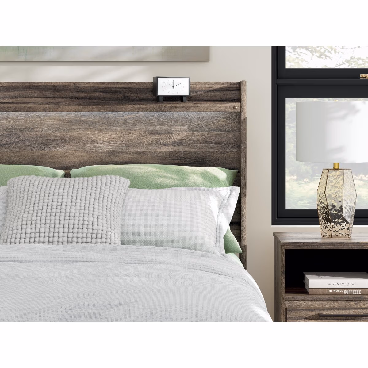 Elbrim King Panel Storage Bed, Dresser and Nightstand - Image 27