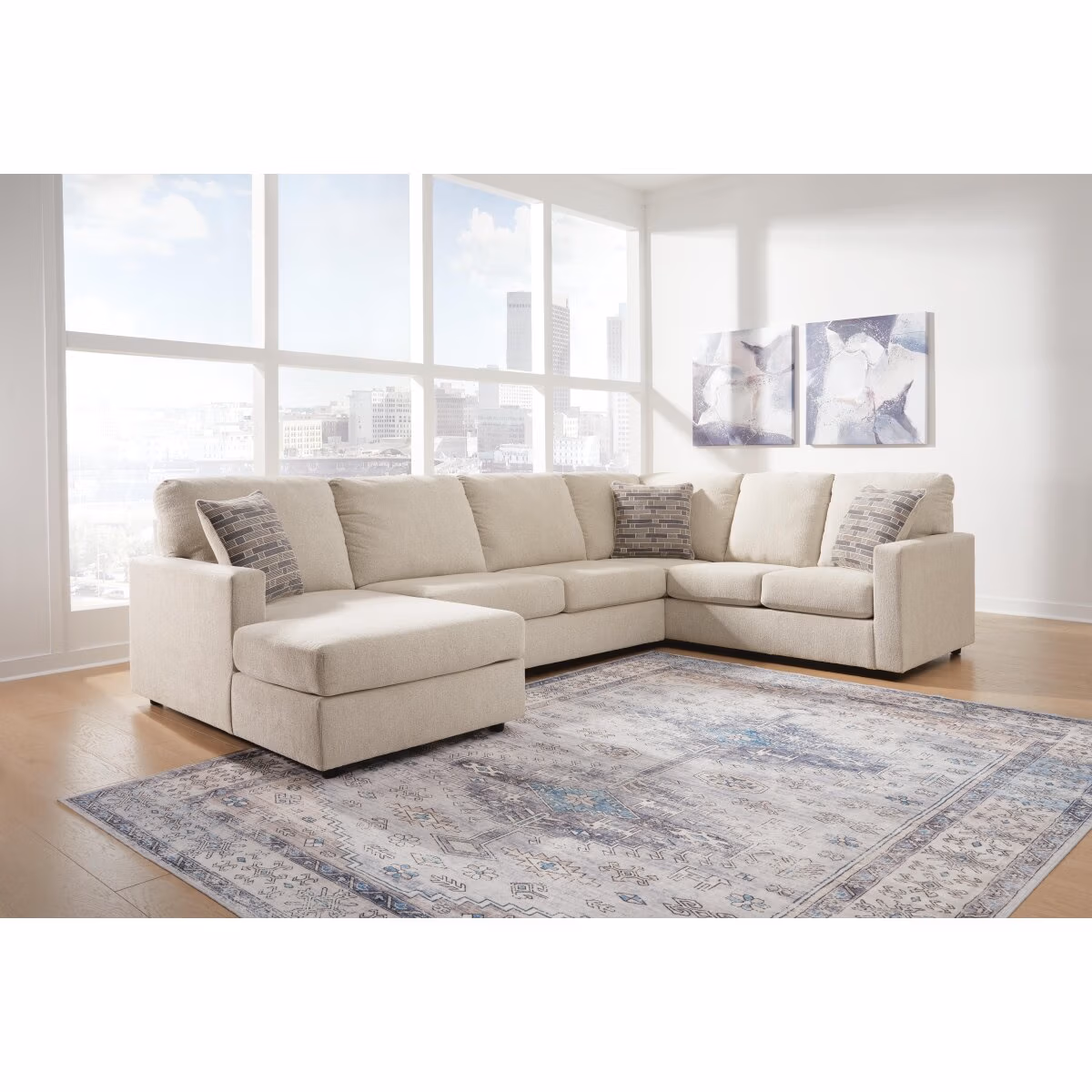 Edenfield 3-Piece Sectional with Chaise - Image 3