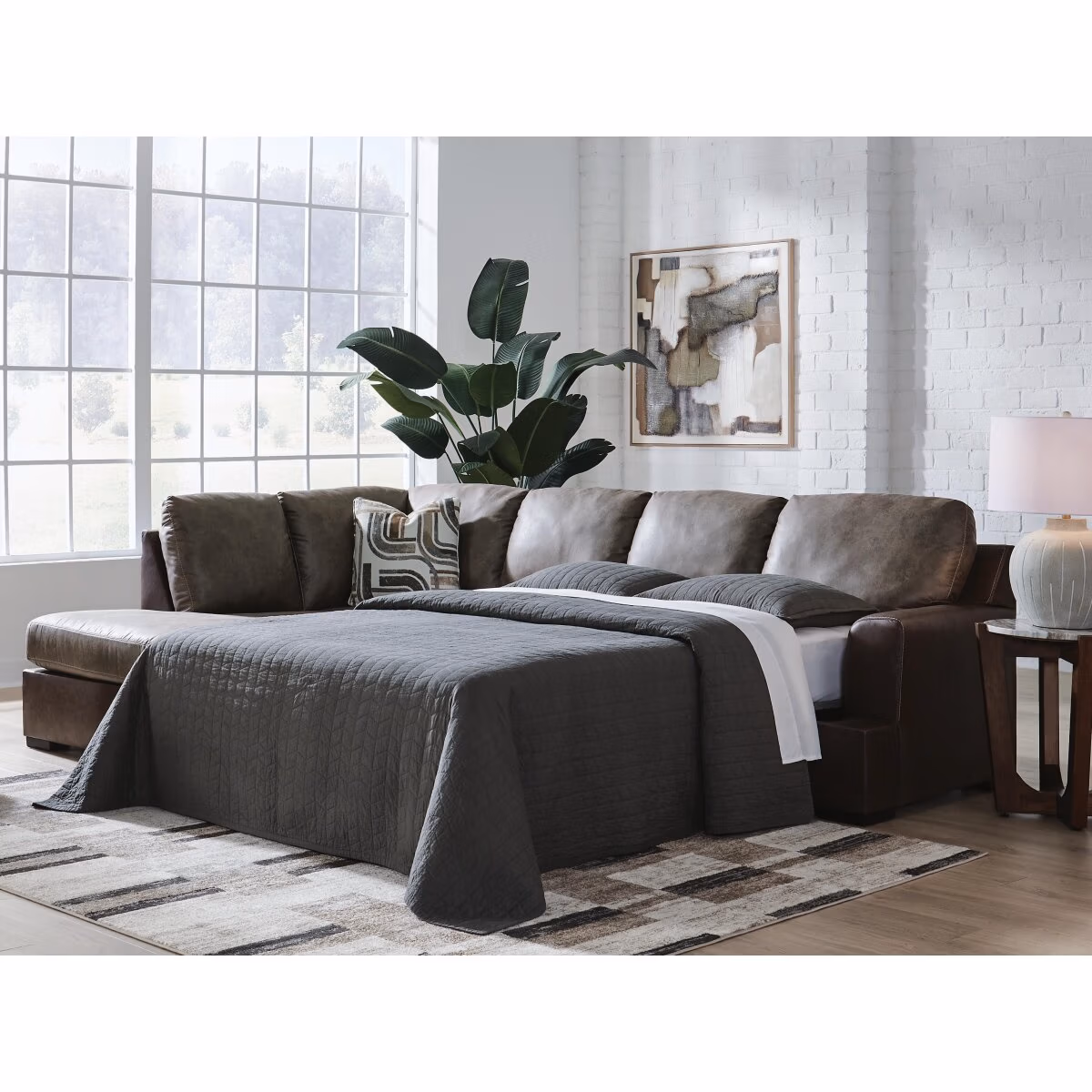 Castille Way 2-Piece Sleeper Sectional with Chaise - Image 3