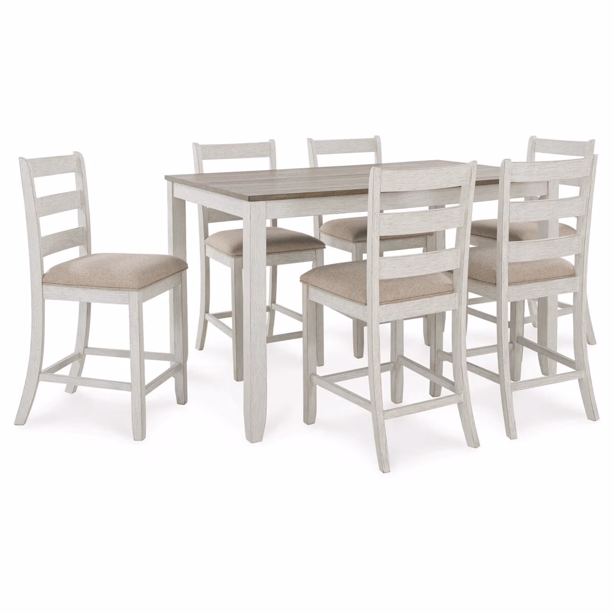 Skempton Counter Height Dining Table and Bar Stools (Set of 7) - Image 2