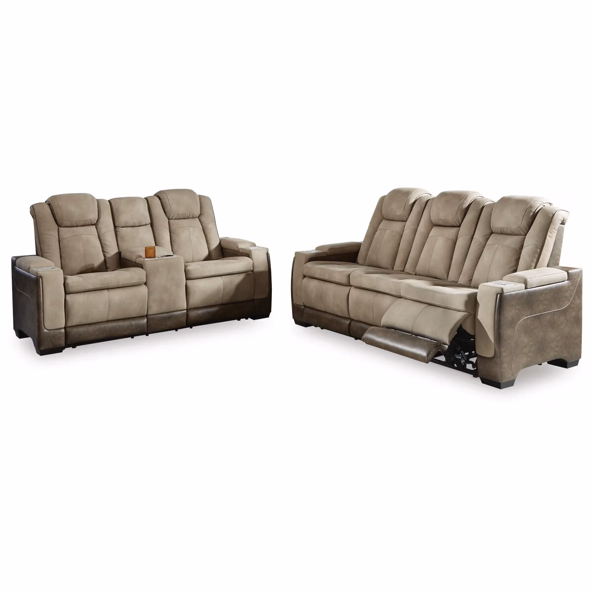 Next-Gen Durapella Power Reclining Sofa and Loveseat - Image 3