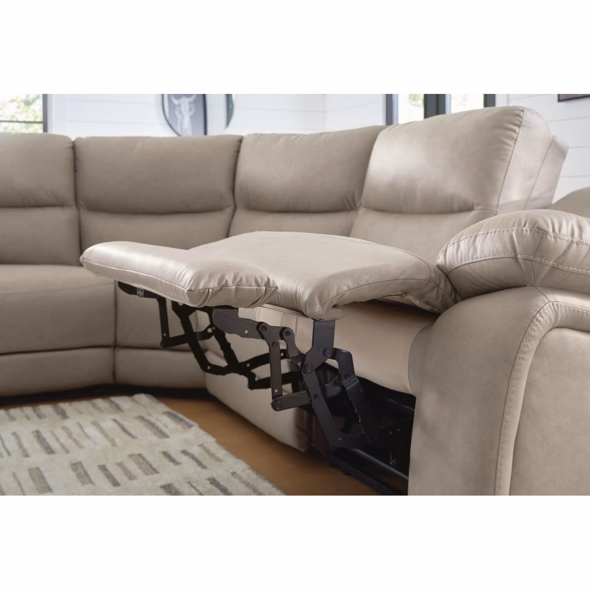 Narwhal Place 6-Piece Reclining Sectional with Storage Console - Image 7
