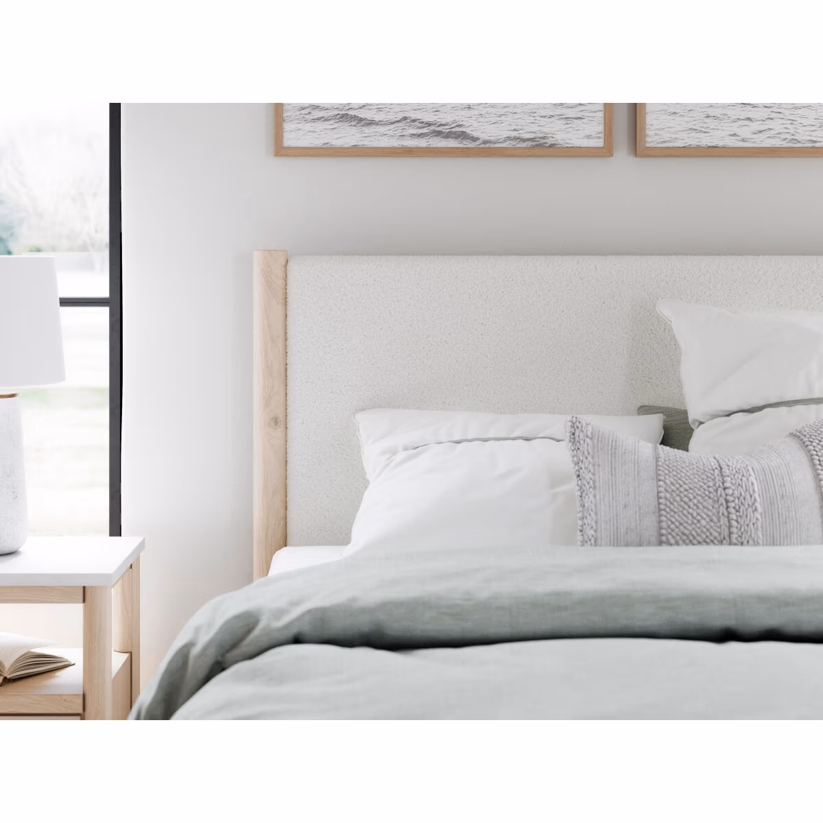 Cadmori Queen Upholstered Panel Bed - Image 10