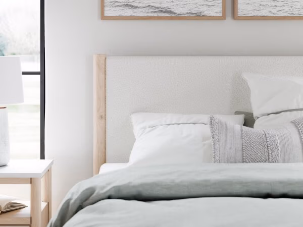 Cadmori Queen Upholstered Panel Bed - Image 10