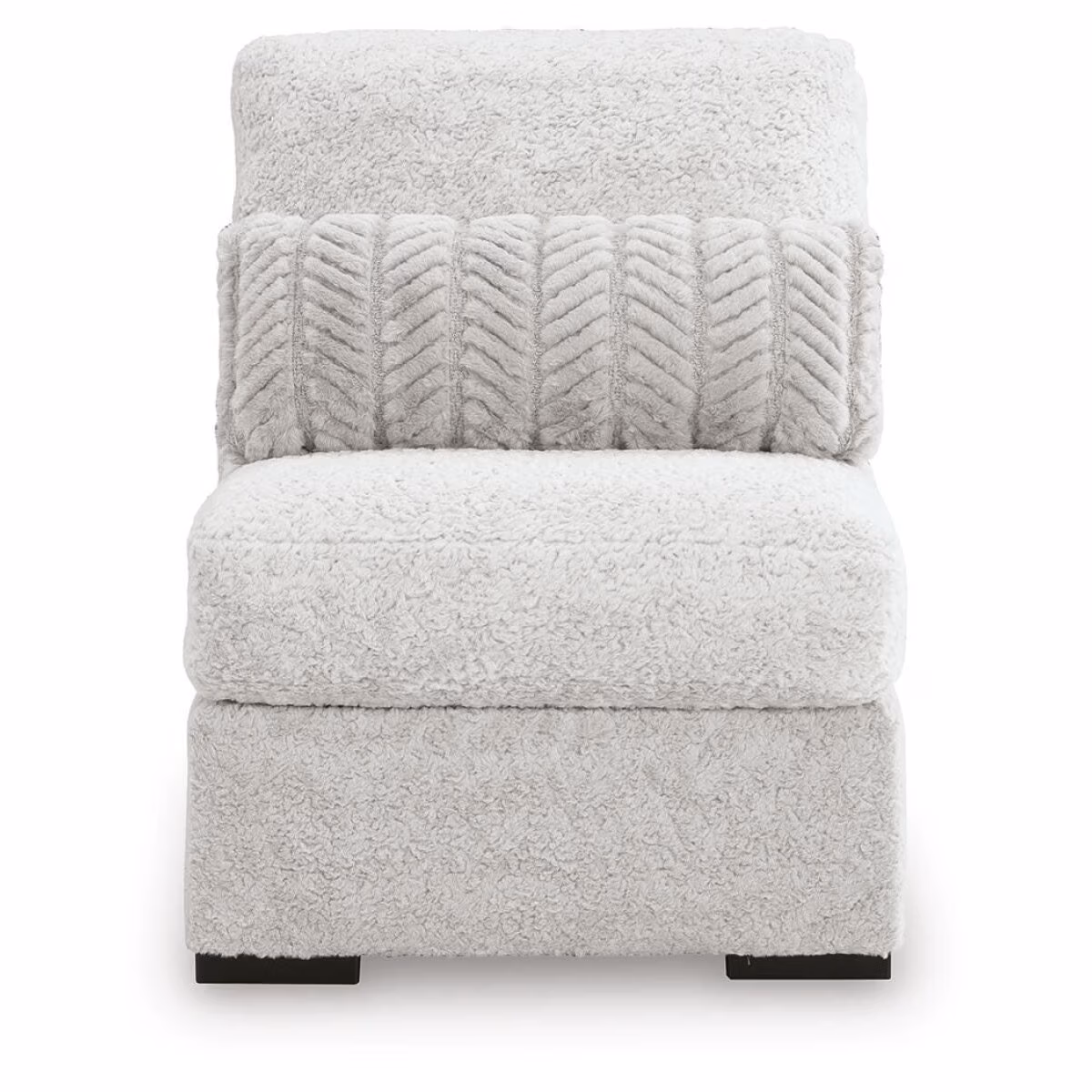 Cuddle Plush Armless Chair - Image 4