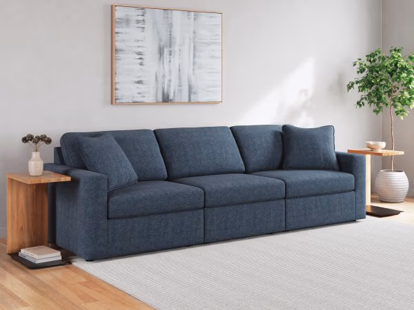 Modmax 3-Piece Sectional Sofa, 2-Piece Sectional Loveseat and Swivel Glider Recliner - Image 21