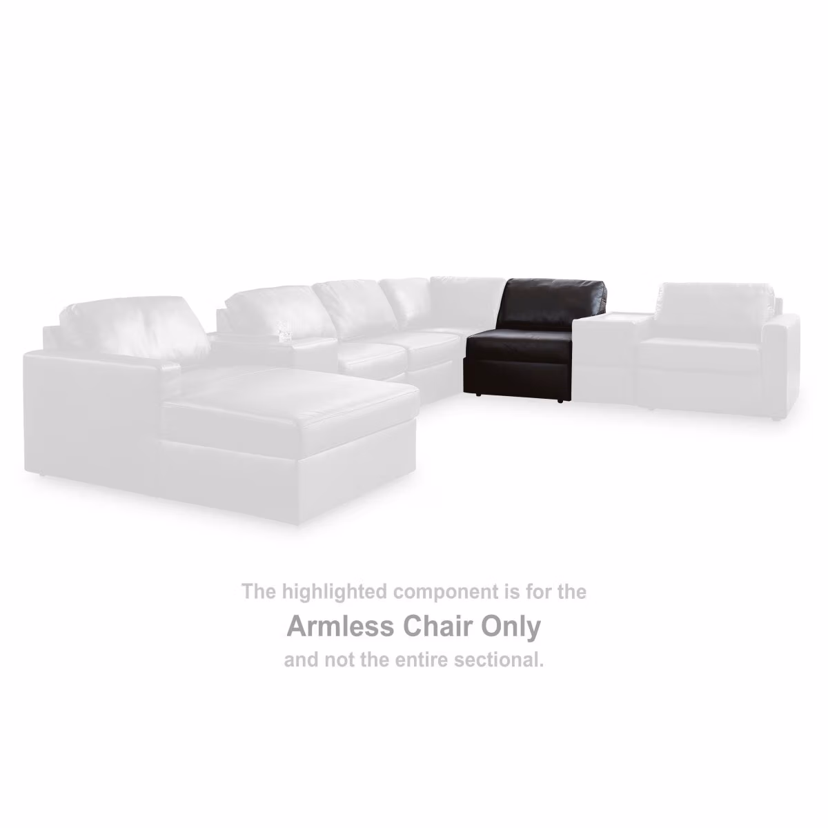Modmax II Armless Chair - Image 3