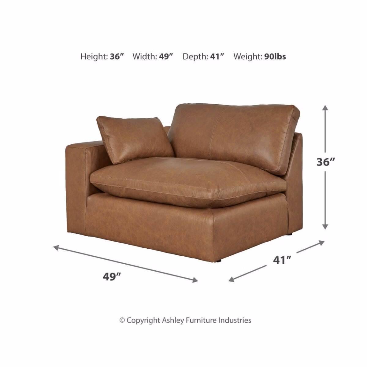 Emilia 5-Piece Sectional and Ottoman - Image 21