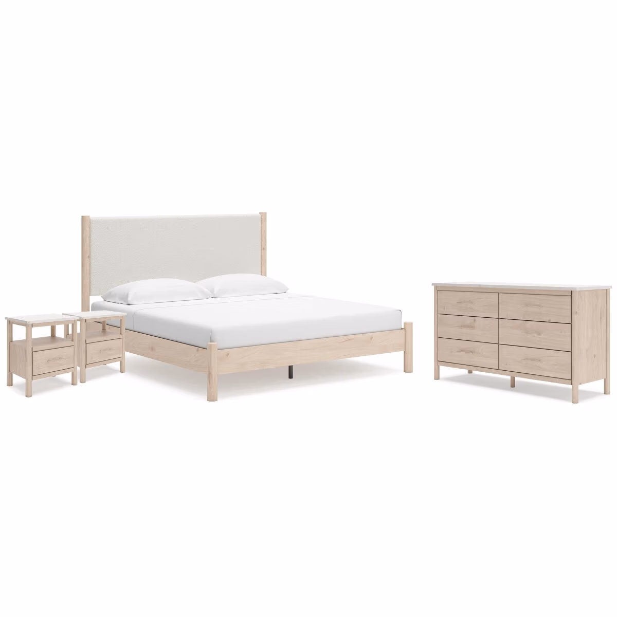 Cadmori King Panel Bed, Dresser and 2 Nightstands - Image 2