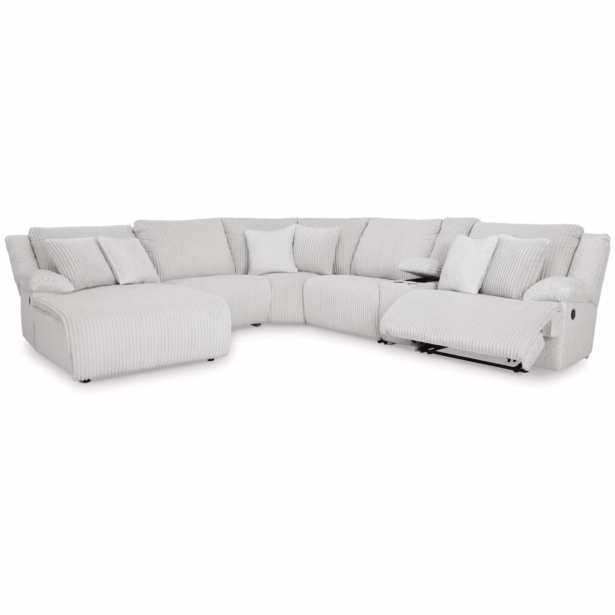 Top Tier 6-Piece Reclining Sectional with Chaise - Image 4