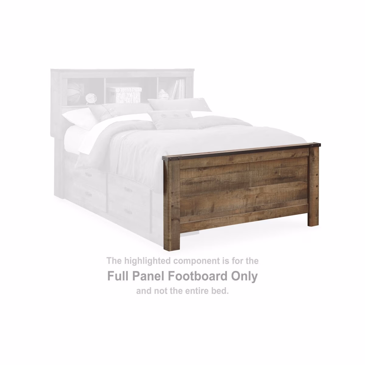 Trinell Full Bookcase Bed with Storage - Image 4