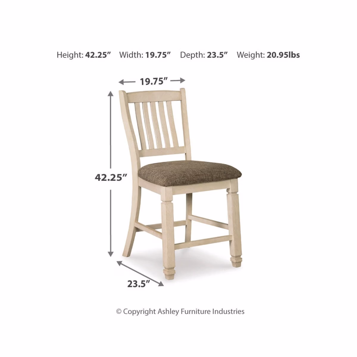 Bolanburg Counter Height Dining Table and 4 Barstools - Image 9