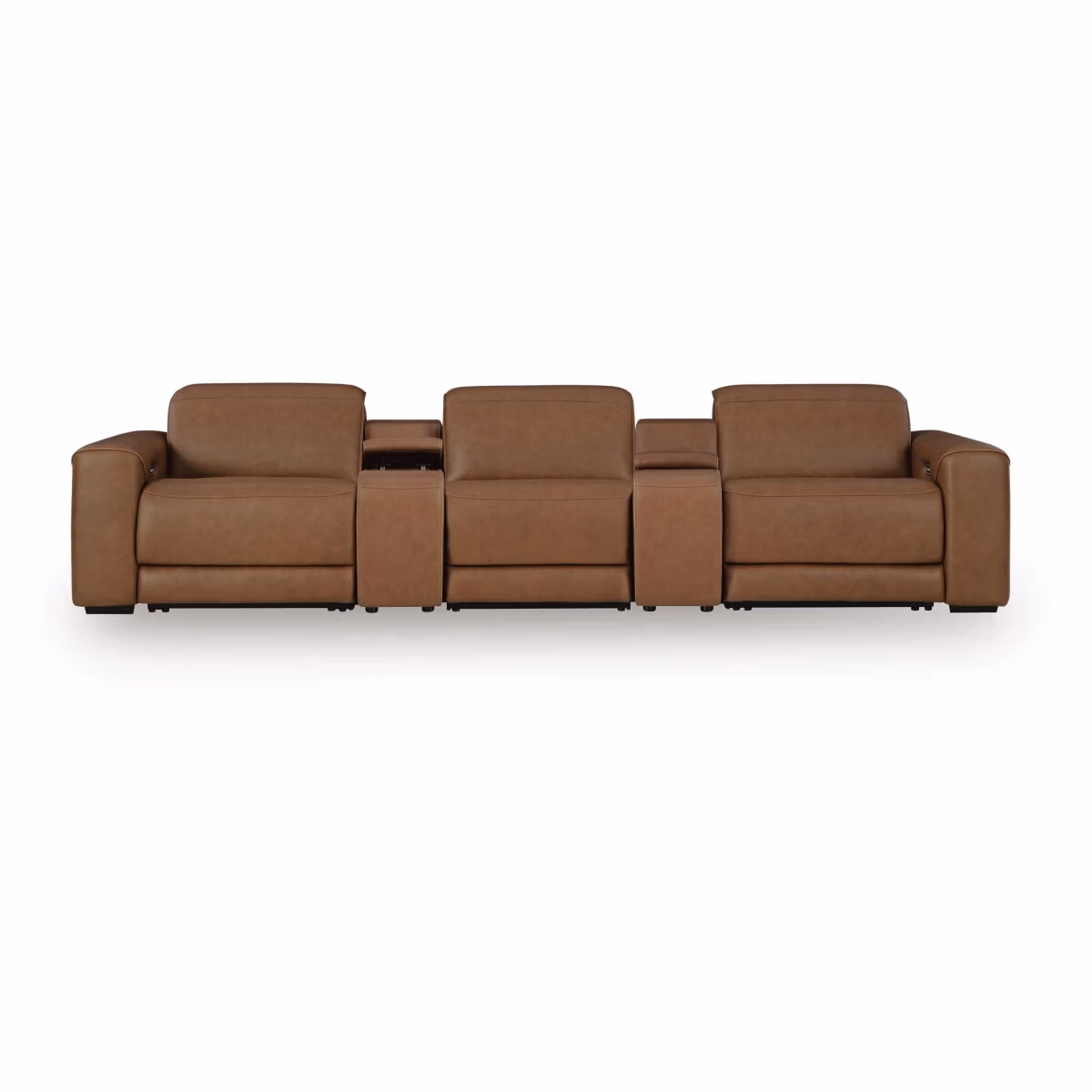 Magic Man 5-Piece Power Reclining Sectional with Console - Image 2