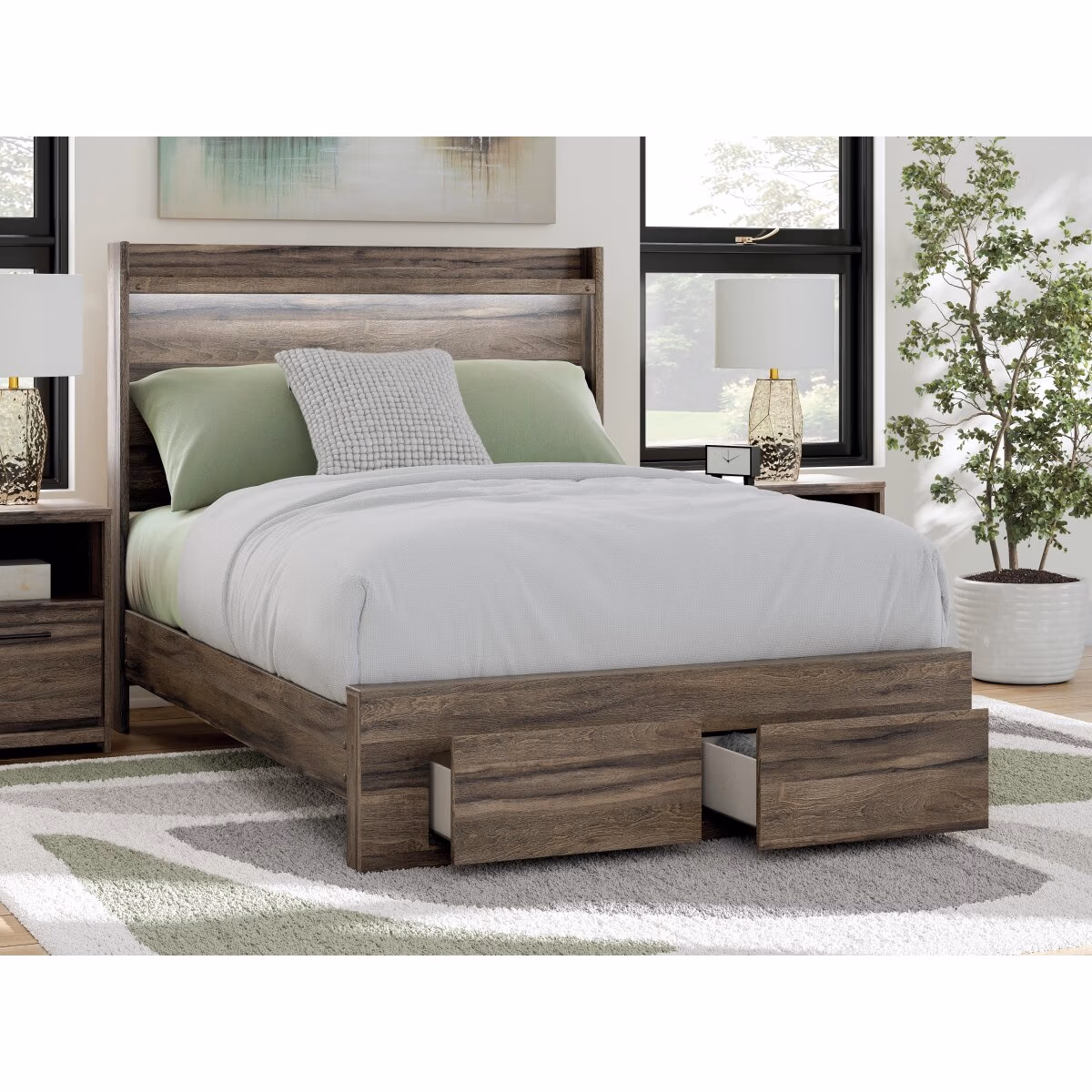Elbrim Full Panel Storage Bed - Image 3