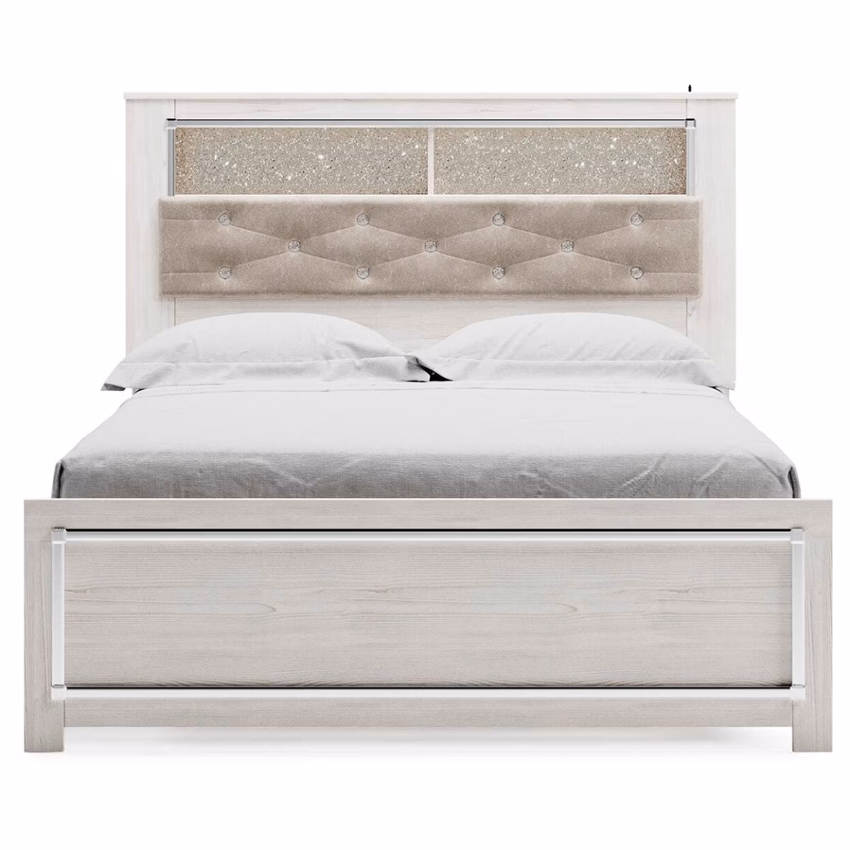 Altyra Queen Panel Bookcase Bed - Image 4