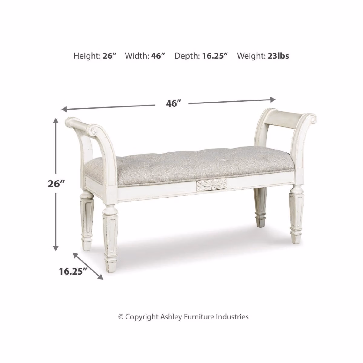 Realyn Accent Bench - Image 5