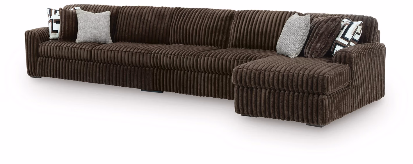 Midnight-Madness 3-Piece Sectional with Chaise
