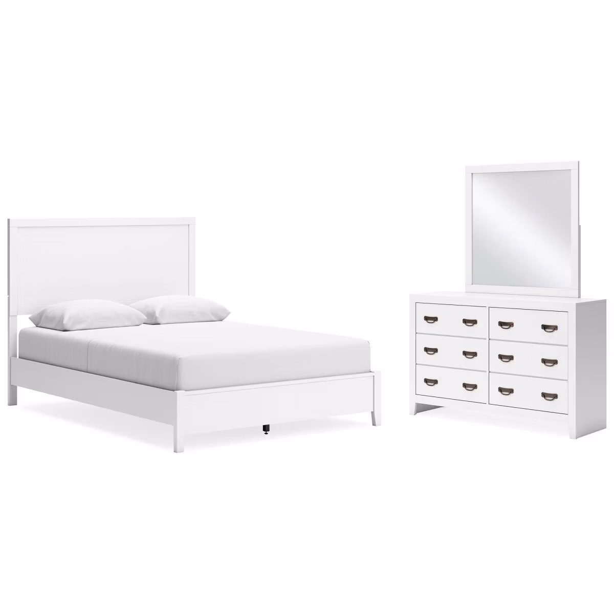 Binterglen Queen Panel Bed, Dresser and Mirror - Image 2