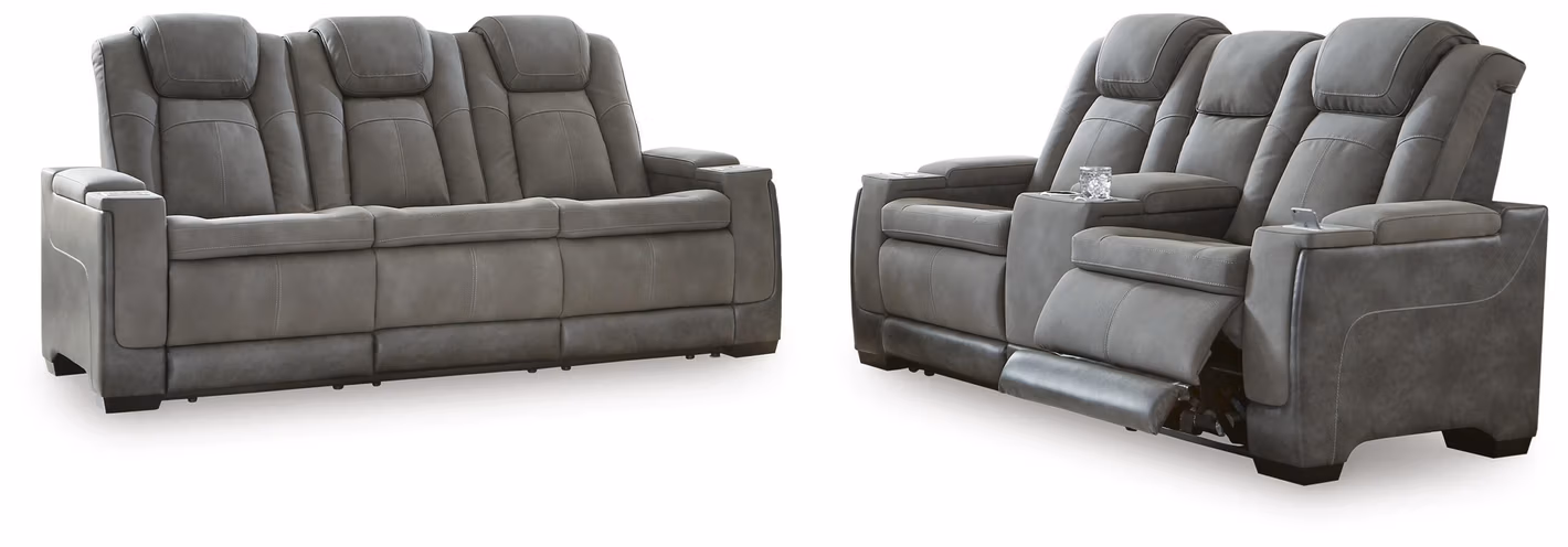 Next-Gen Durapella Power Reclining Sofa and Loveseat