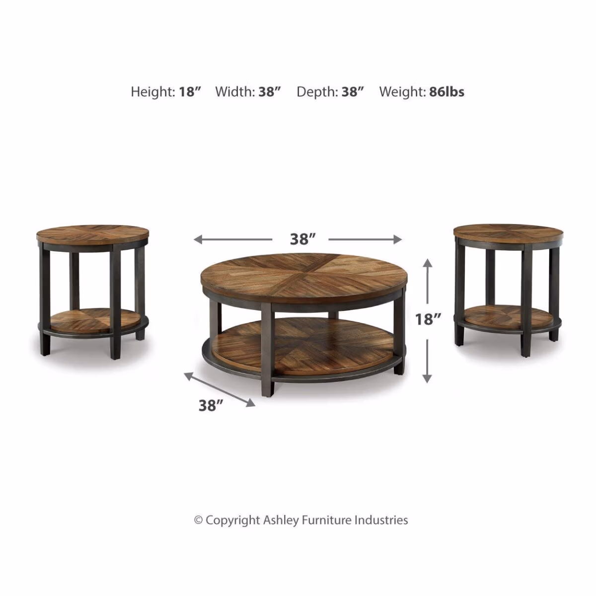 Roybeck Table (Set of 3) - Image 5