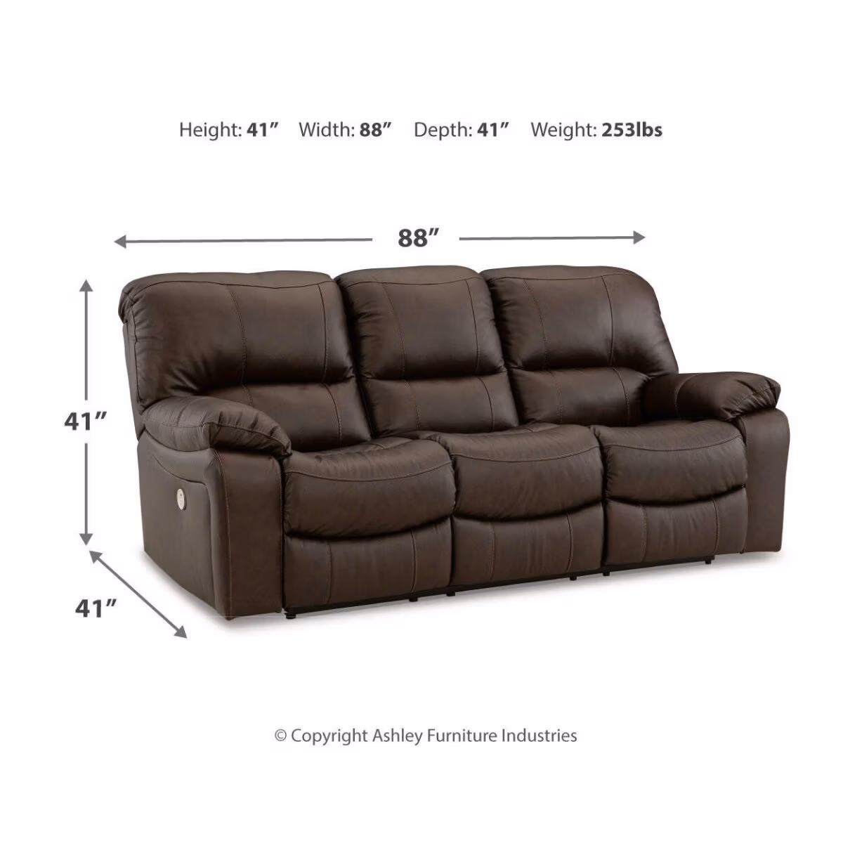 Leesworth Power Reclining Sofa, Loveseat and Recliner - Image 21