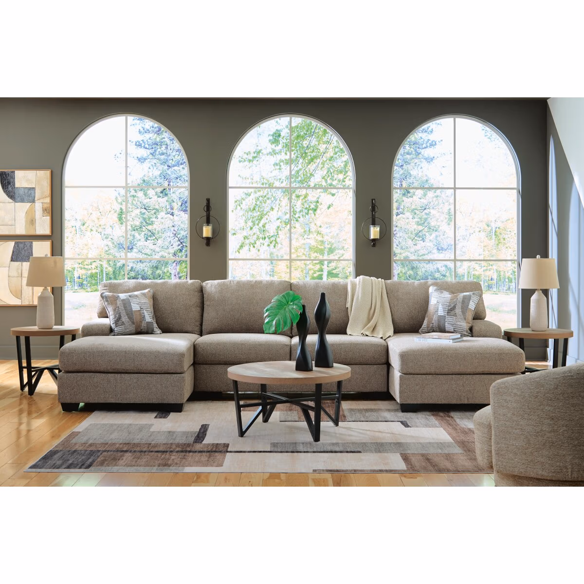 Newellen 3-Piece Sectional with Chaise - Image 5