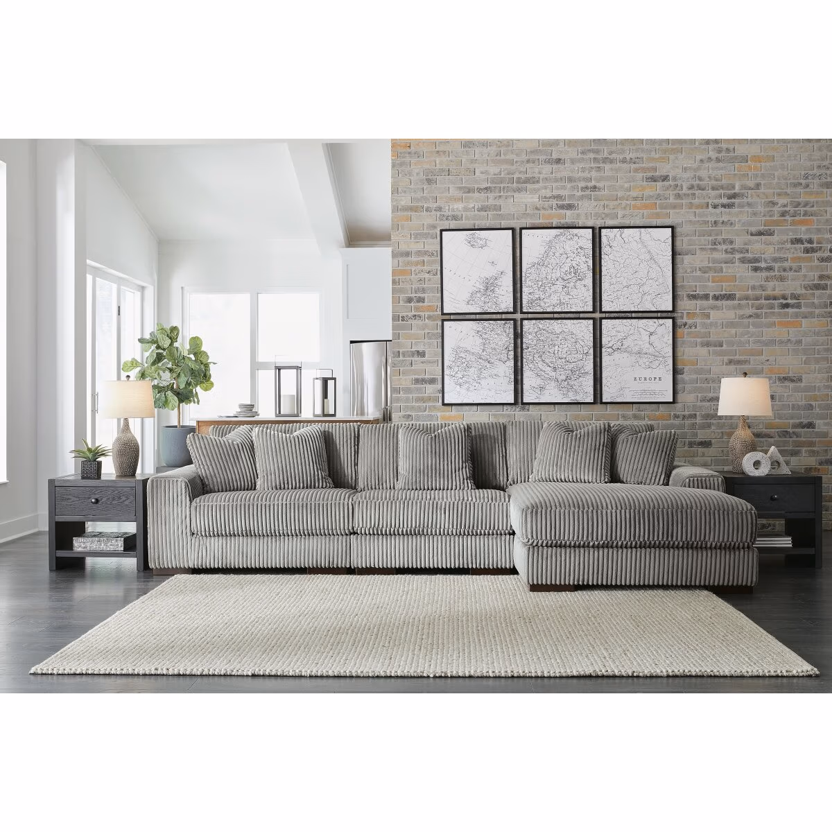 Lindyn 3-Piece Sectional and Chair - Image 25