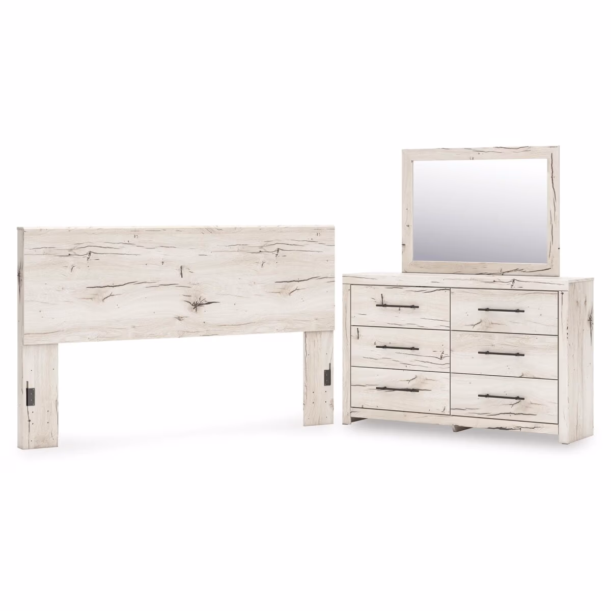 Lawroy King Panel Headboard, Dresser and Mirror - Image 2