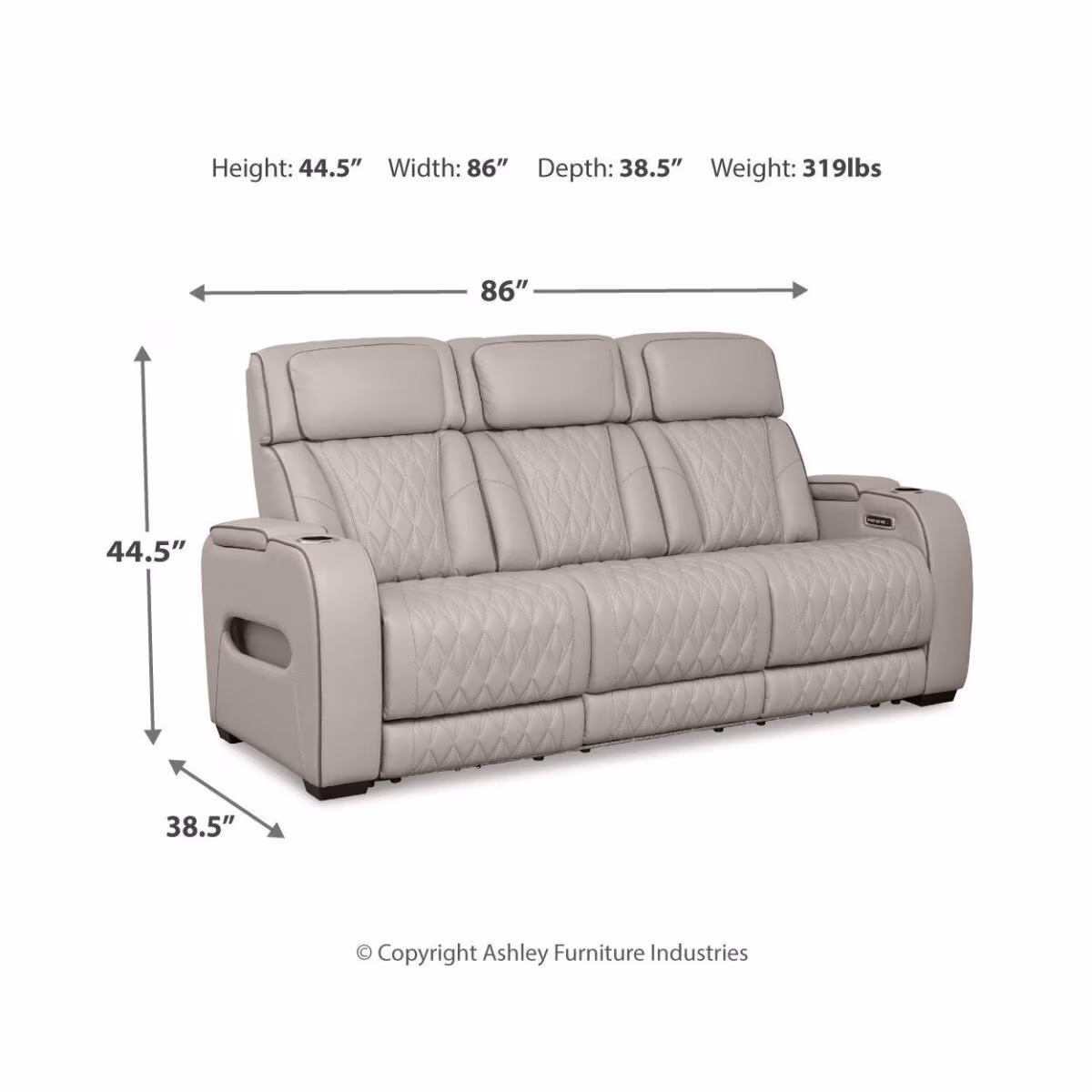 Boyington Power Reclining Sofa - Image 5