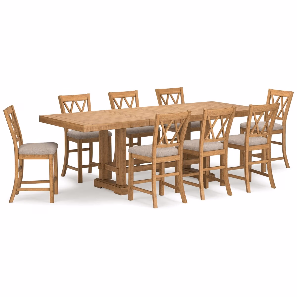 Havonplane Counter Height Dining Table and 8 Barstools - Image 2