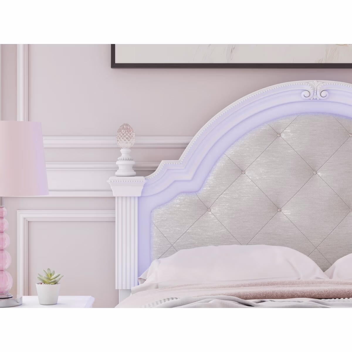 Kozlani Full Upholstered Panel Headboard - Image 6