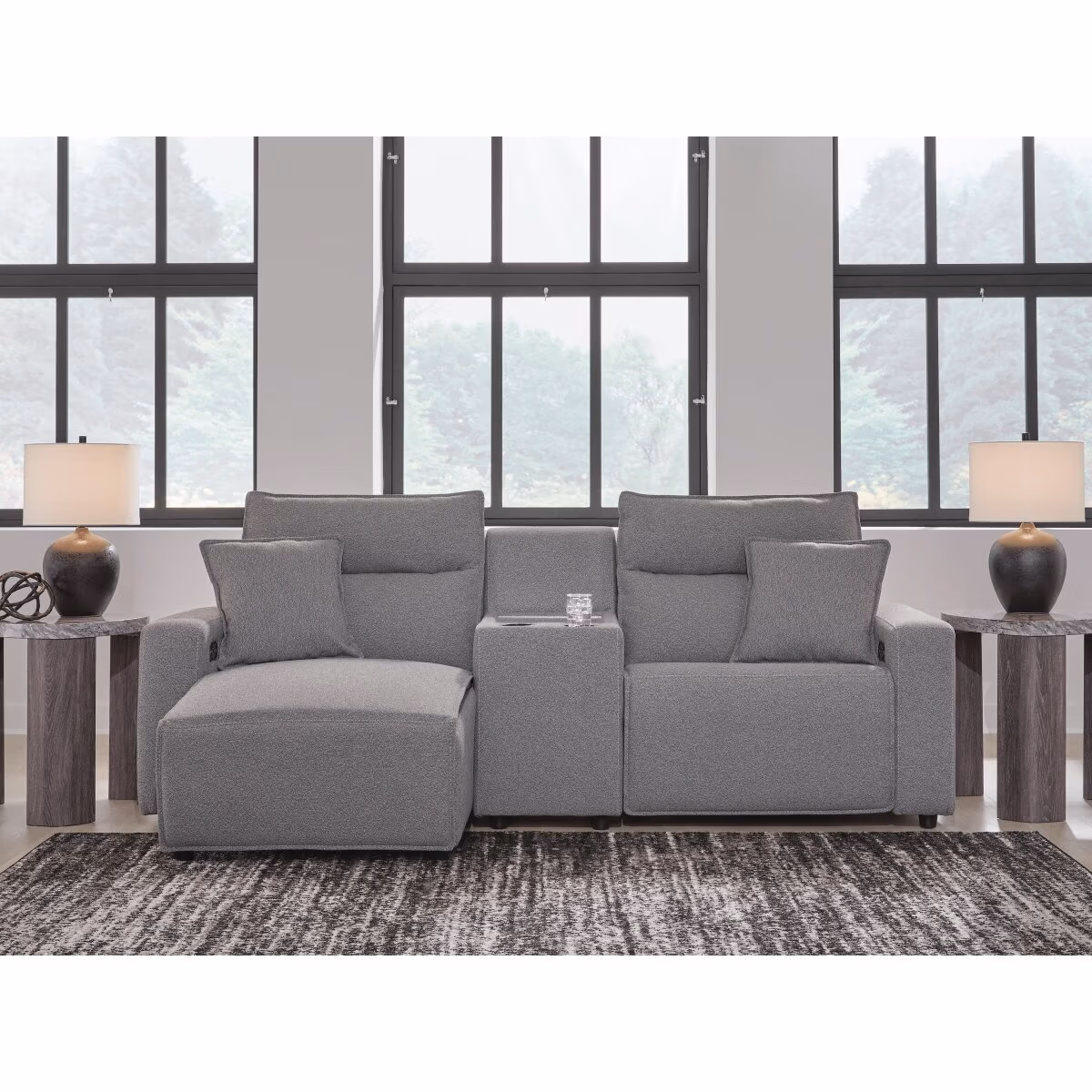 Modmax II 3-Piece Power Reclining Sectional with Chaise and Console - Image 3