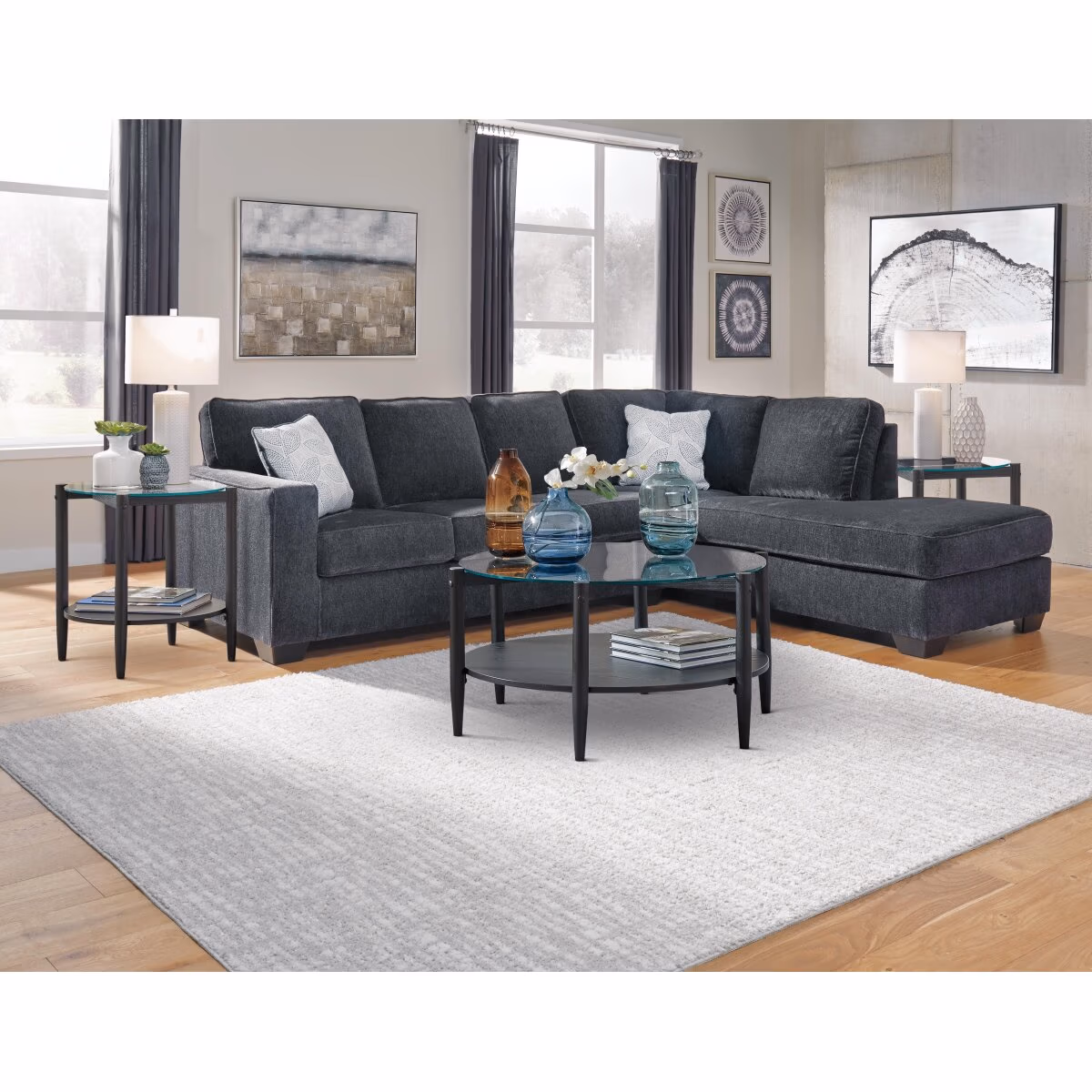 Altari 2-Piece Sleeper Sectional with Chaise - Image 4