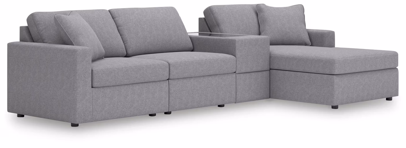 bd999a9fa432cdc67d0096cc75bea5e5 Modmax 4-Piece Sectional with Chaise - Image 1