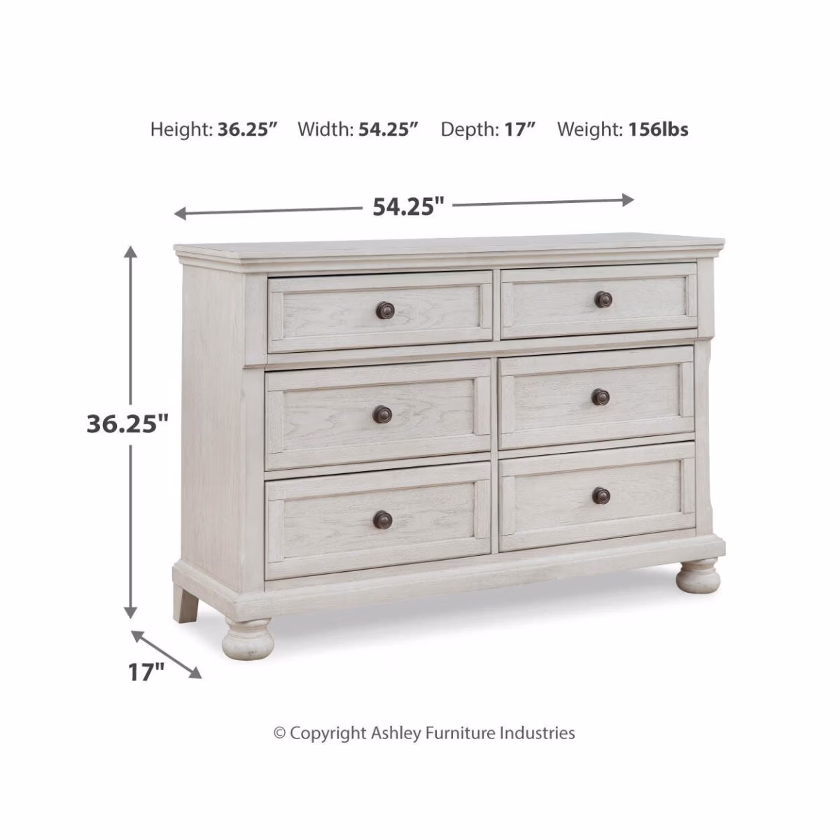 Robbinsdale Twin over Full Bunk Bed, Dresser and Chest - Image 17
