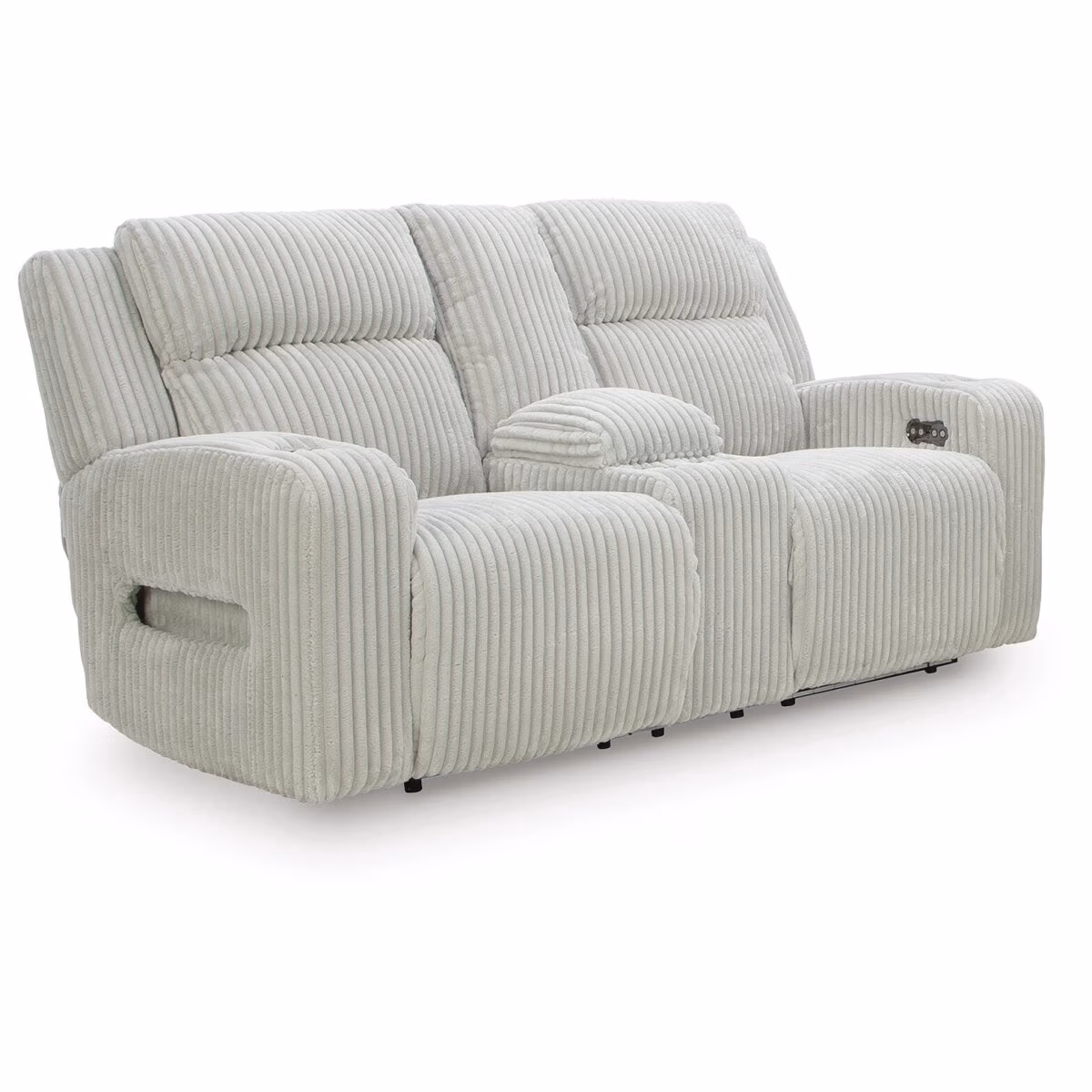 Carvara Power Reclining Loveseat with Console - Image 2
