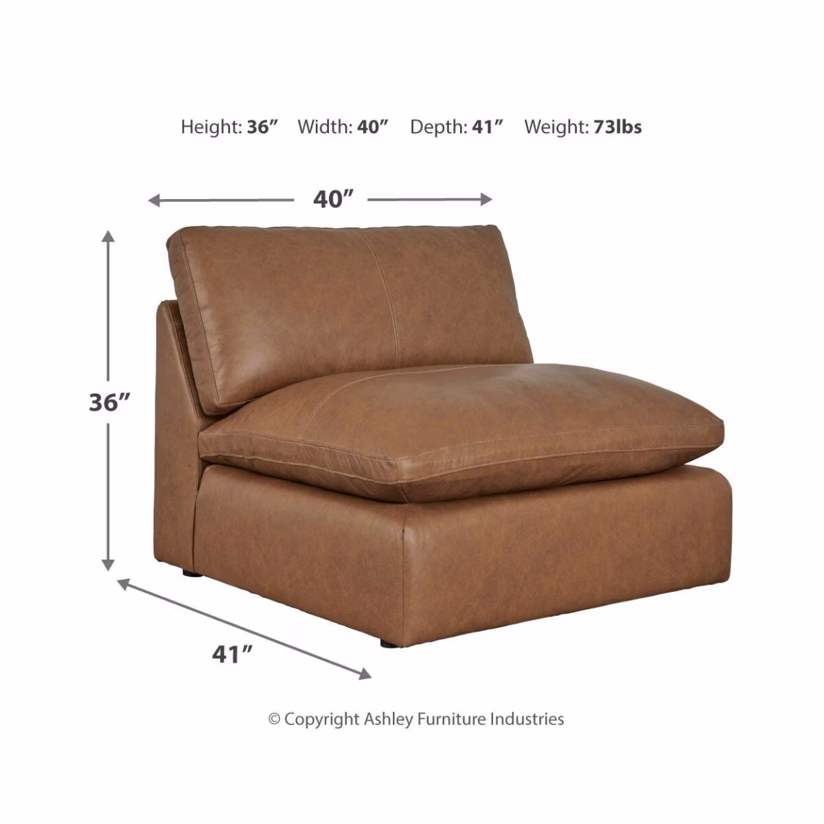 Emilia 5-Piece Sectional and Ottoman - Image 22