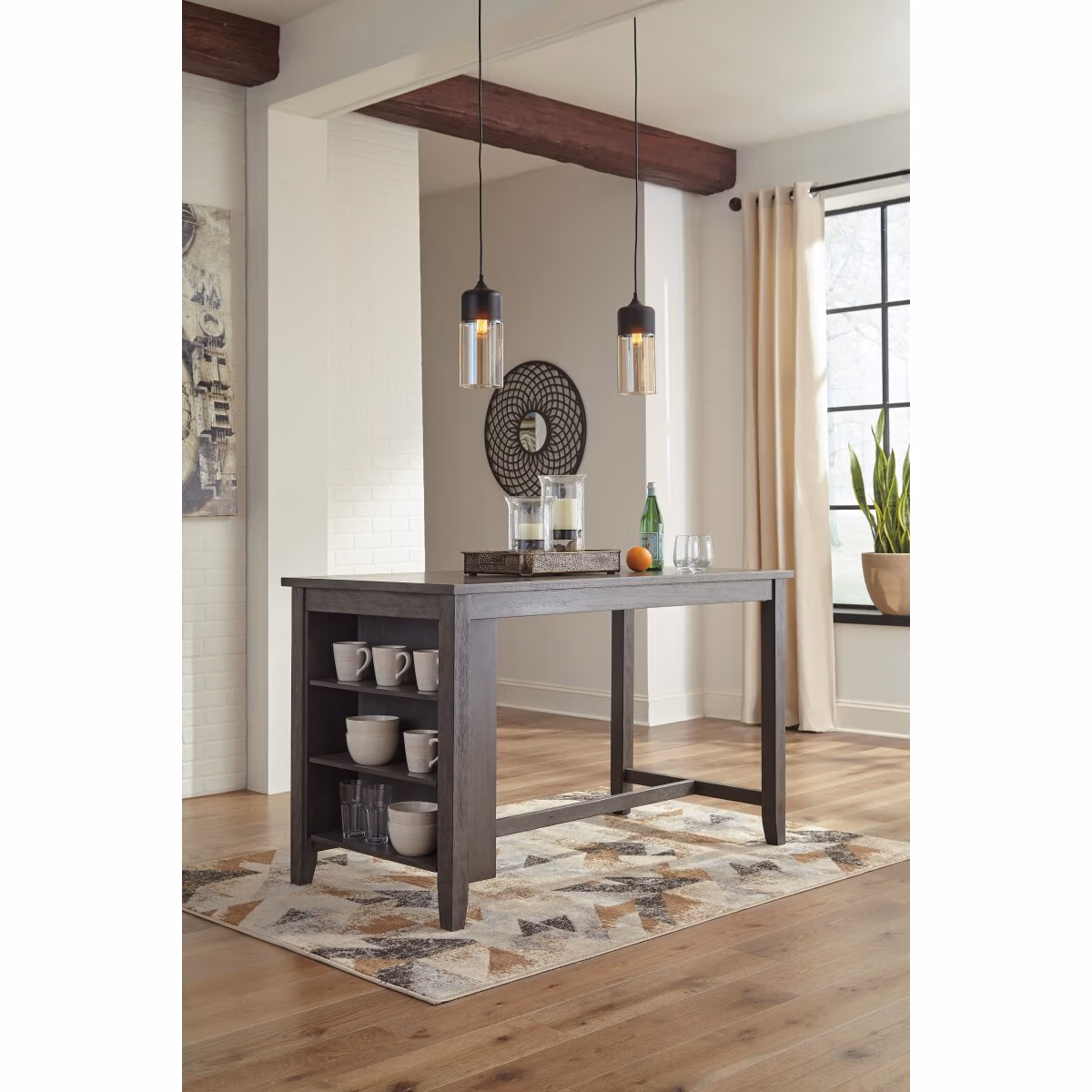Caitbrook Counter Height Dining Table and 4 Barstools - Image 3
