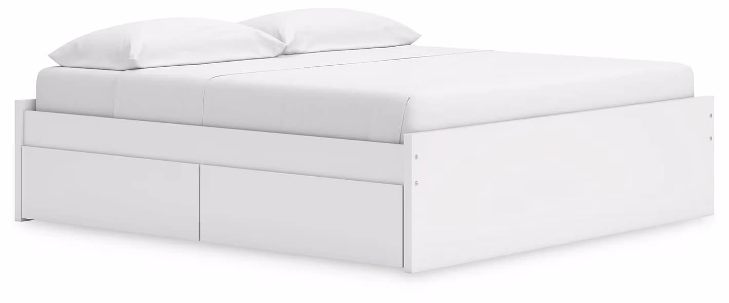 Onita King Platform Bed with 2 Side Storage