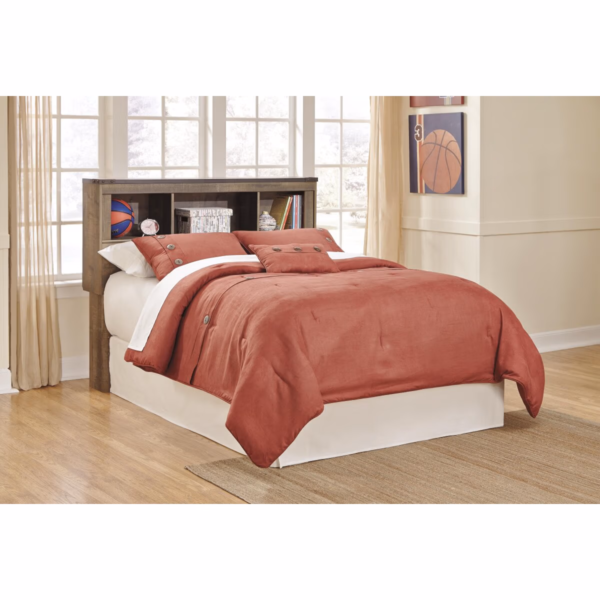 Trinell Full Bookcase Bed with Storage - Image 6