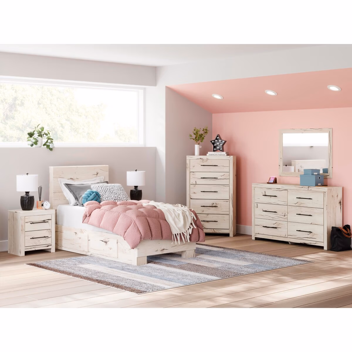 Lawroy Twin Panel Bed with Storage - Image 11