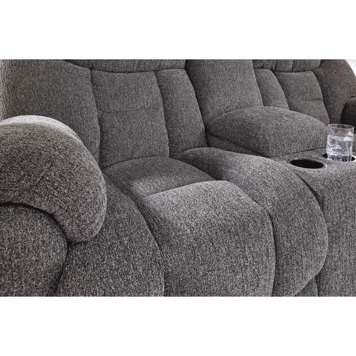 Foreside Reclining Loveseat with Console - Image 9